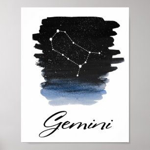 Poster Sinal astrológico Gemini