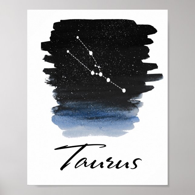 Poster Sinal astrológico Taurus (Frente)