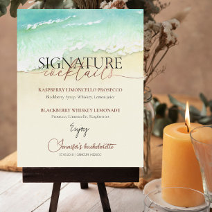 Poster Sinal Bachelorette Bachelorette Sinal de Rosa da P