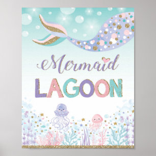 Poster Sinal da Lagoa das Sereias Submarino Praia Oceano