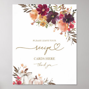 Poster Sinal da placa de recebimento do Chá de panela de