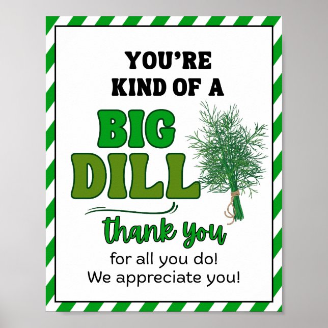 Poster Sinal da Semana de Apreciação, Sinal de Apreciação (Frente)