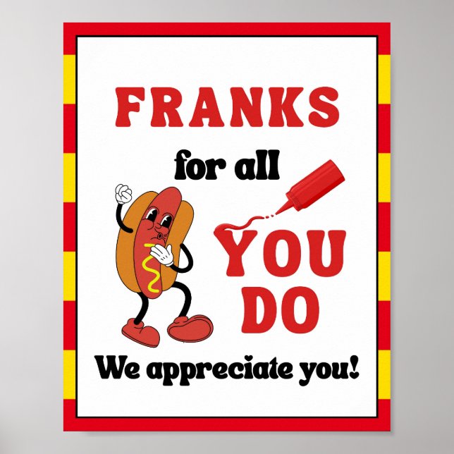 Poster Sinal da Semana de Apreciação, Sinal de Apreciação (Frente)