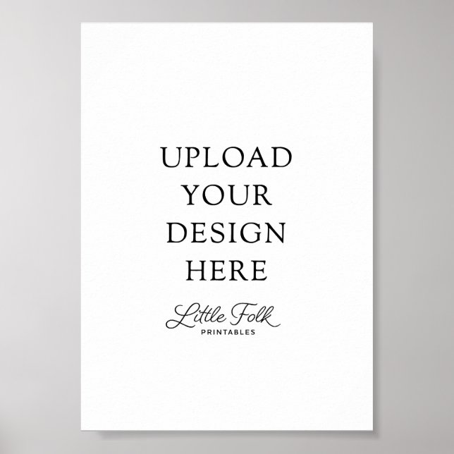 Poster Sinal de 5 x 7" (Frente)