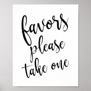 Poster Sinal de 8x10 para Lembrancinhas de Casamento Pret