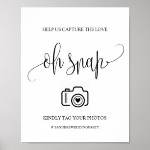 Poster Sinal de Ajuste de Casamento Moderno