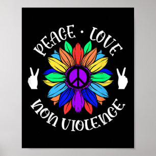 Poster Sinal de Amor sem Violência