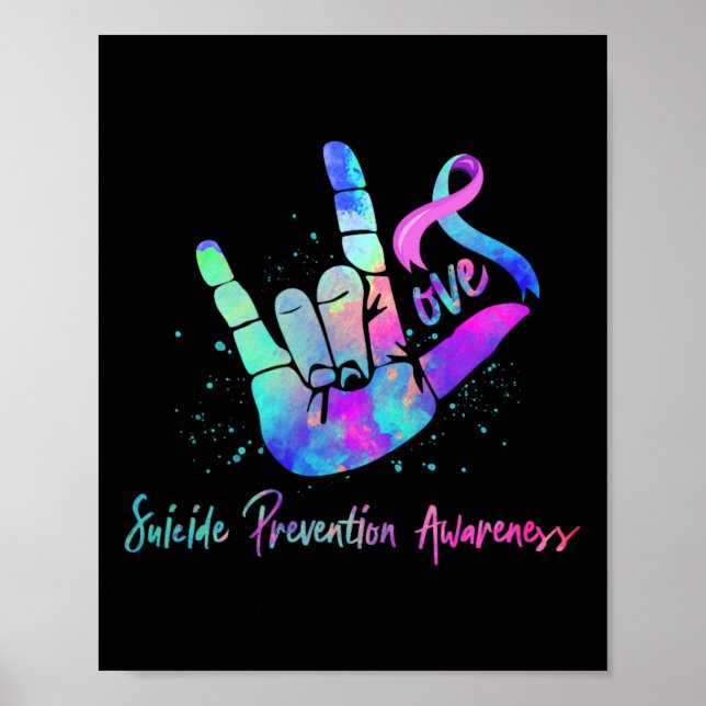 Poster Sinal de Amor Semana de Sensibilização para a Prev (Frente)