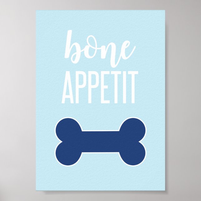 Poster Sinal de Aniversário de Cachorrinho com Apetite de (Frente)