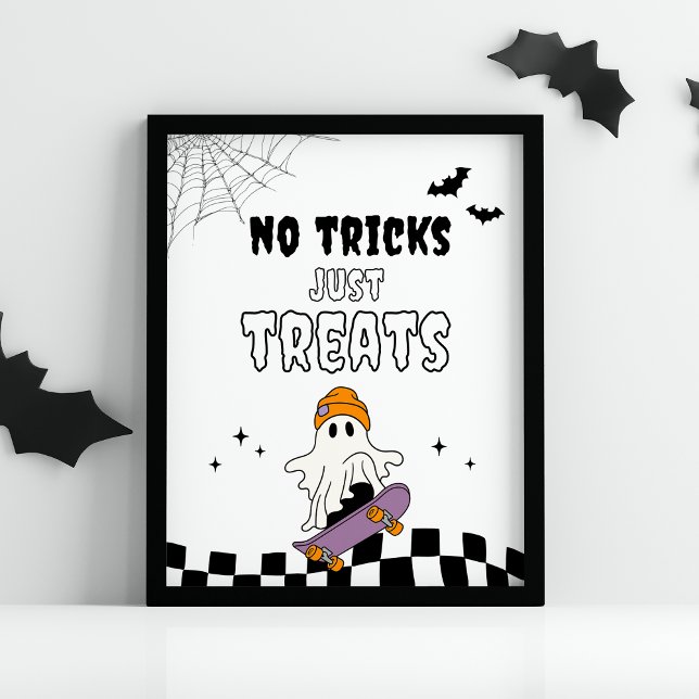 Poster Sinal de Aniversário de Halloween para Meninos Sem (Criador carregado)