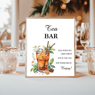 Poster Sinal de Aniversário de Verão de bar Minimalista M