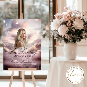Poster Sinal de Anjo Celestial do Memorial Luz