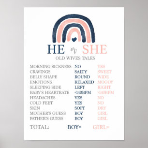 Poster Sinal de Arco-Íris Velho Esposas