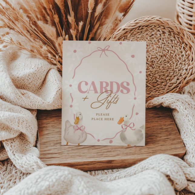 Poster Sinal de Arco Rosa Gira Cartões de Coquete e Prese (Criador carregado)