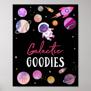 Poster Sinal de Astronauta Galáctico