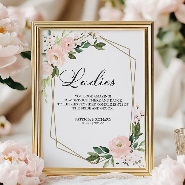 Poster Sinal De Banheiro De Casamento Você Está Incrível (Criador carregado)