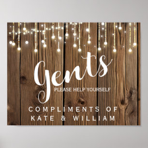 Poster Sinal de banheiro de dentes-de-banho