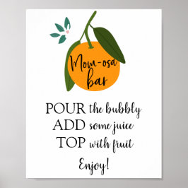 Poster Sinal de Bar da Mãe-osa