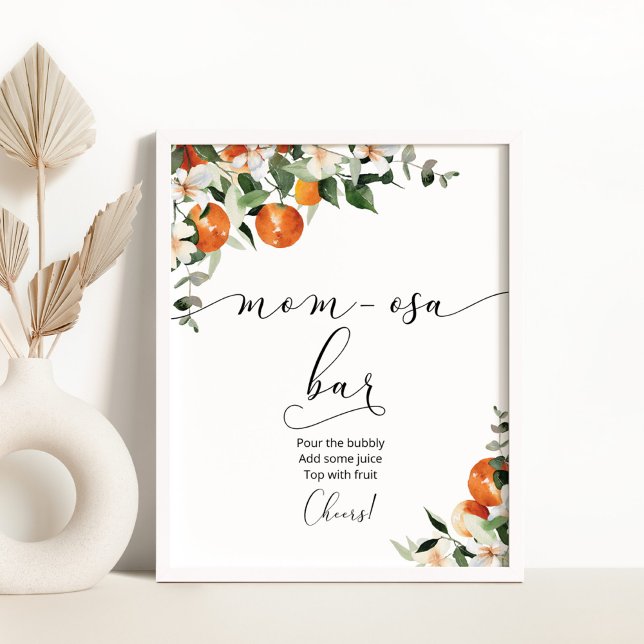 Poster Sinal de bar Mãe-Ola de Laranjas (Criador carregado)