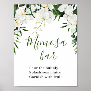 Poster Sinal de Bar Mimosa Boêmia Boêmia das Orquídeas Br