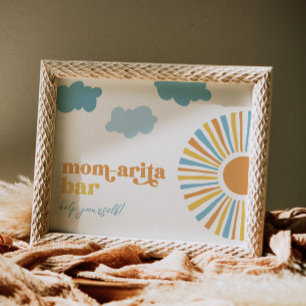 Poster Sinal de Bar Sun Mãe-Arita