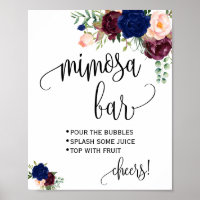 Sinal de barra de Mimosa casamento de noiva chuvei