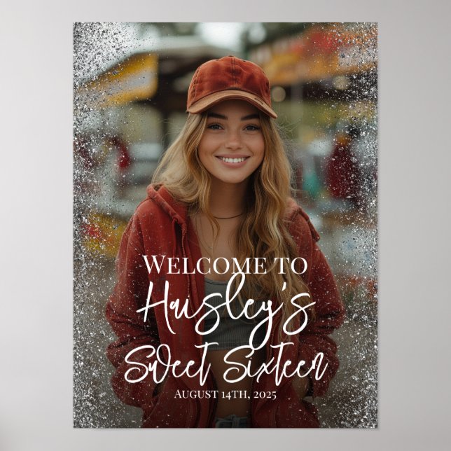 Poster Sinal de boas-vindas a dezesseis festas (Frente)