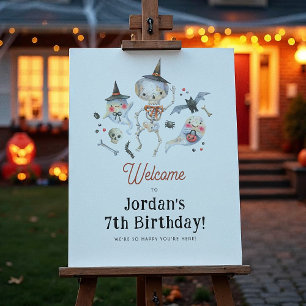 Poster Sinal de boas-vindas à Festa de aniversário Spookt