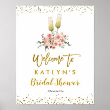 Sinal de Boas-Vindas Amor em Ouro Romântico