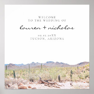 Poster Sinal de Boas-vindas ao Deserto da arizona