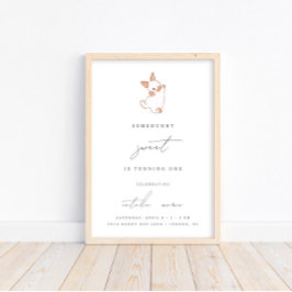 Poster Sinal de boas-vindas às Primaveras Páscoas