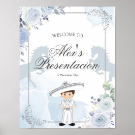 Poster Sinal de boas-vindas da apresentação Silver Charro