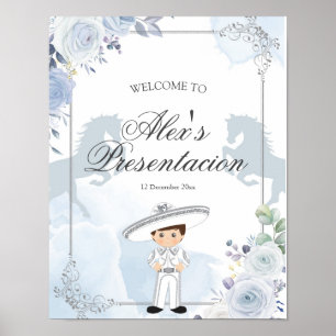 Poster Sinal de boas-vindas da apresentação Silver Charro