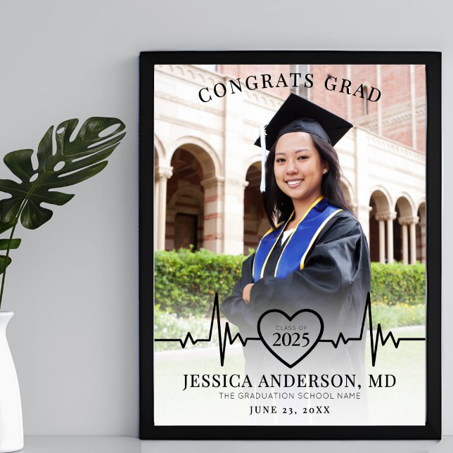 Poster Sinal de Boas-vindas da Faculdade de Medicina de F (Photo Medical School Graduation Welcome Sign)