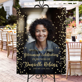 Póster Sinal de boas-vindas da festa de aposentadoria com