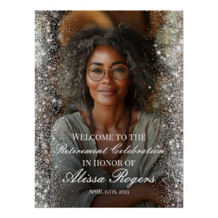 Póster Sinal de boas-vindas da festa de aposentadoria com