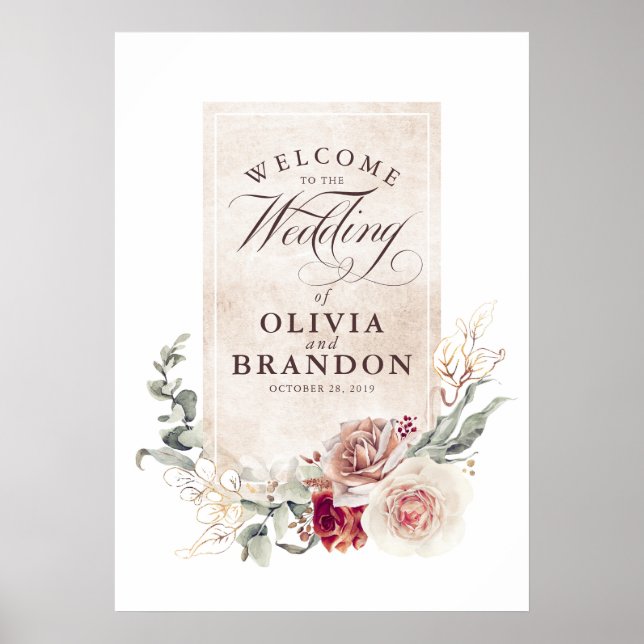Poster Sinal de Boas-vindas das Flores Terrestres (Frente)