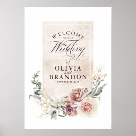 Poster Sinal de Boas-vindas das Flores Terrestres