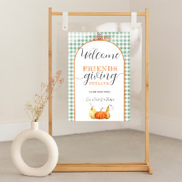 Póster Sinal de Boas-Vindas de Ação de Graças, Amigos Jan