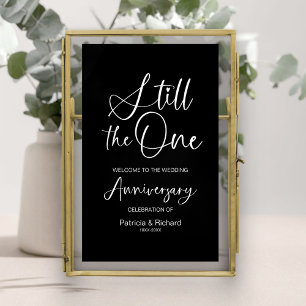 Poster Sinal de Boas-Vindas de Aniversário de Casamento S
