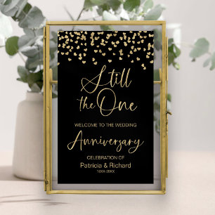 Poster Sinal de Boas-Vindas de Aniversário de Casamento S