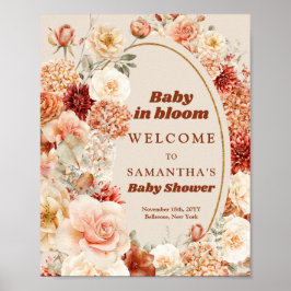 Poster Sinal de boas-vindas de aquarela