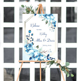 Poster Sinal de boas-vindas de casamento