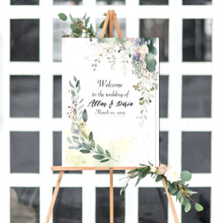 Poster Sinal de boas-vindas de casamento