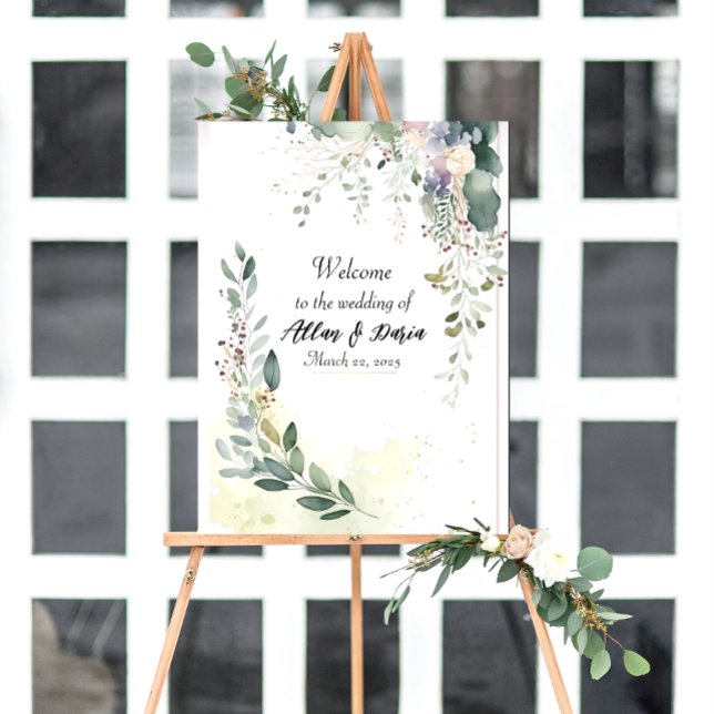 Poster Sinal de boas-vindas de casamento (Criador carregado)