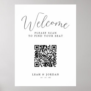 Poster Sinal de Boas-Vindas de Casamento com Mapa de Asse