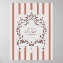 Sinal de Boas-Vindas de Chuveiro de Noiva Floral V