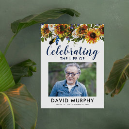 Poster Sinal de Boas-Vindas de Funeral | Celebração da Vi