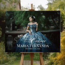 Sinal de boas-vindas de Mis Quince Quinceanera