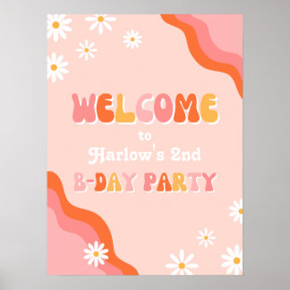 Poster Sinal de boas-vindas digital ou impressa do Groovy